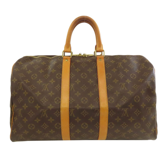 LOUIS VUITTON Boston Duffel bag M41428 Monogram canvas Brown Keepall 45