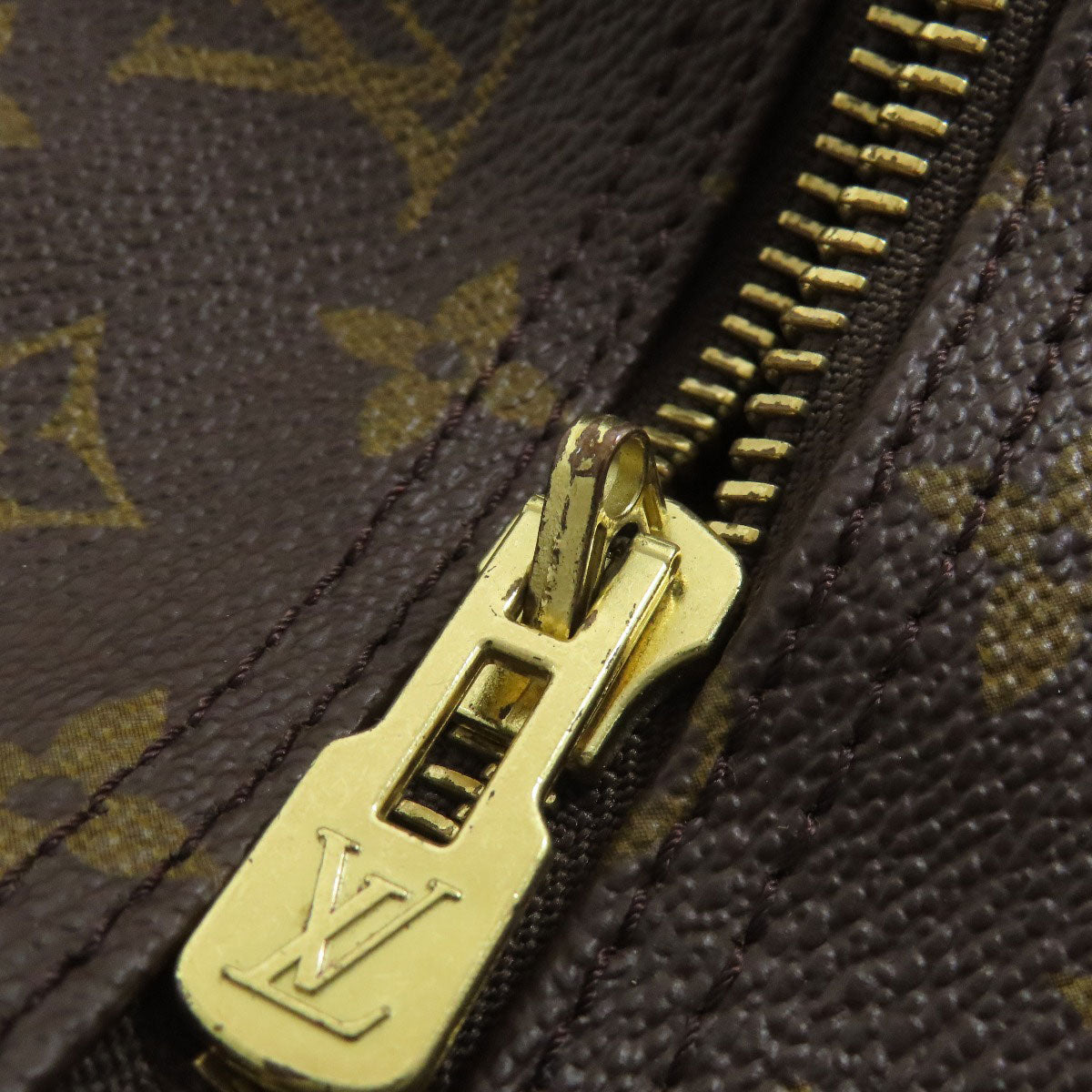 LOUIS VUITTON Boston Duffel bag M41422 Monogram canvas Brown Keepall 60