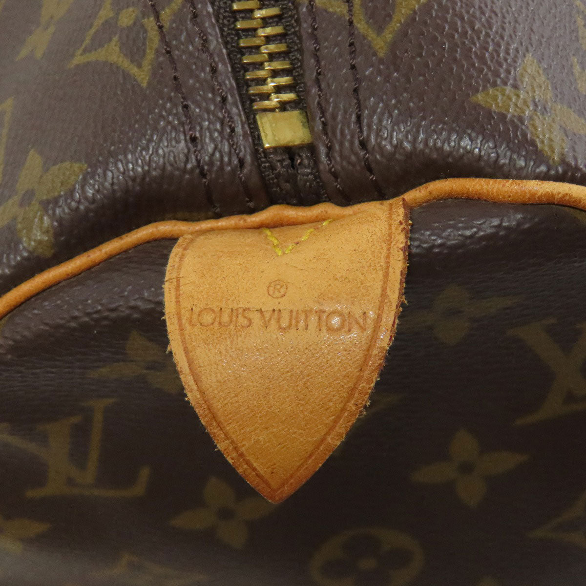LOUIS VUITTON Boston Duffel bag M41428 Monogram canvas Brown Keepall 45 Women Used Authentic