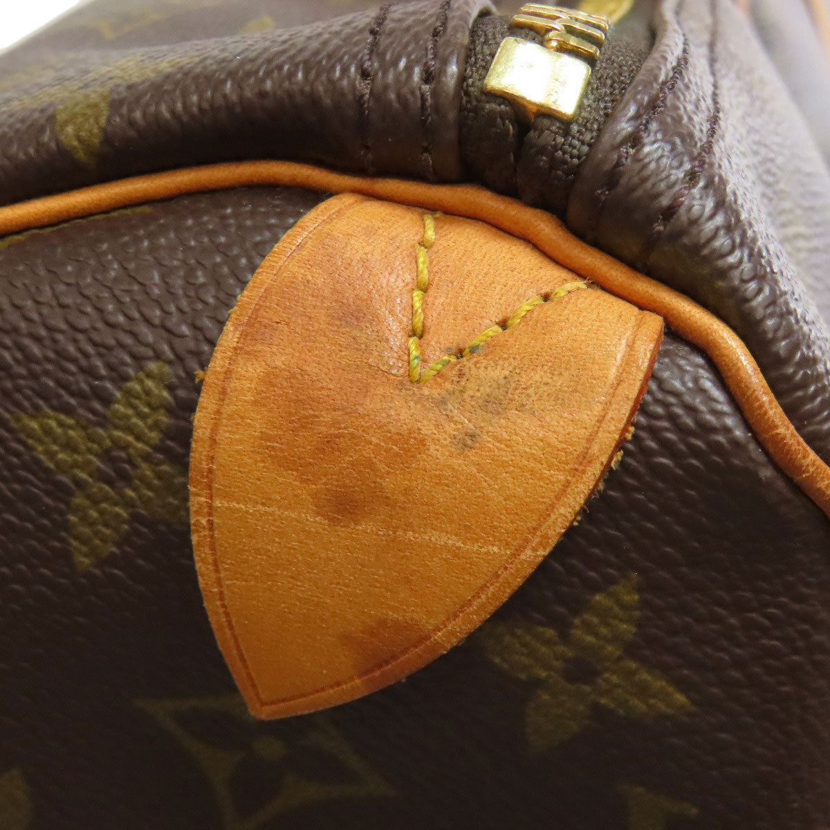 LOUIS VUITTON Boston Duffel bag M41428 Monogram canvas Brown Keepall 45 Women Used Authentic