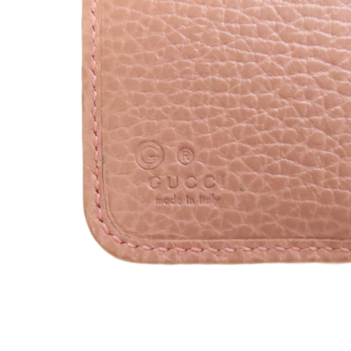 GUCCI Bifold Wallet 346056 Canvas, Leather Brown Outlet GG Women Used Authentic