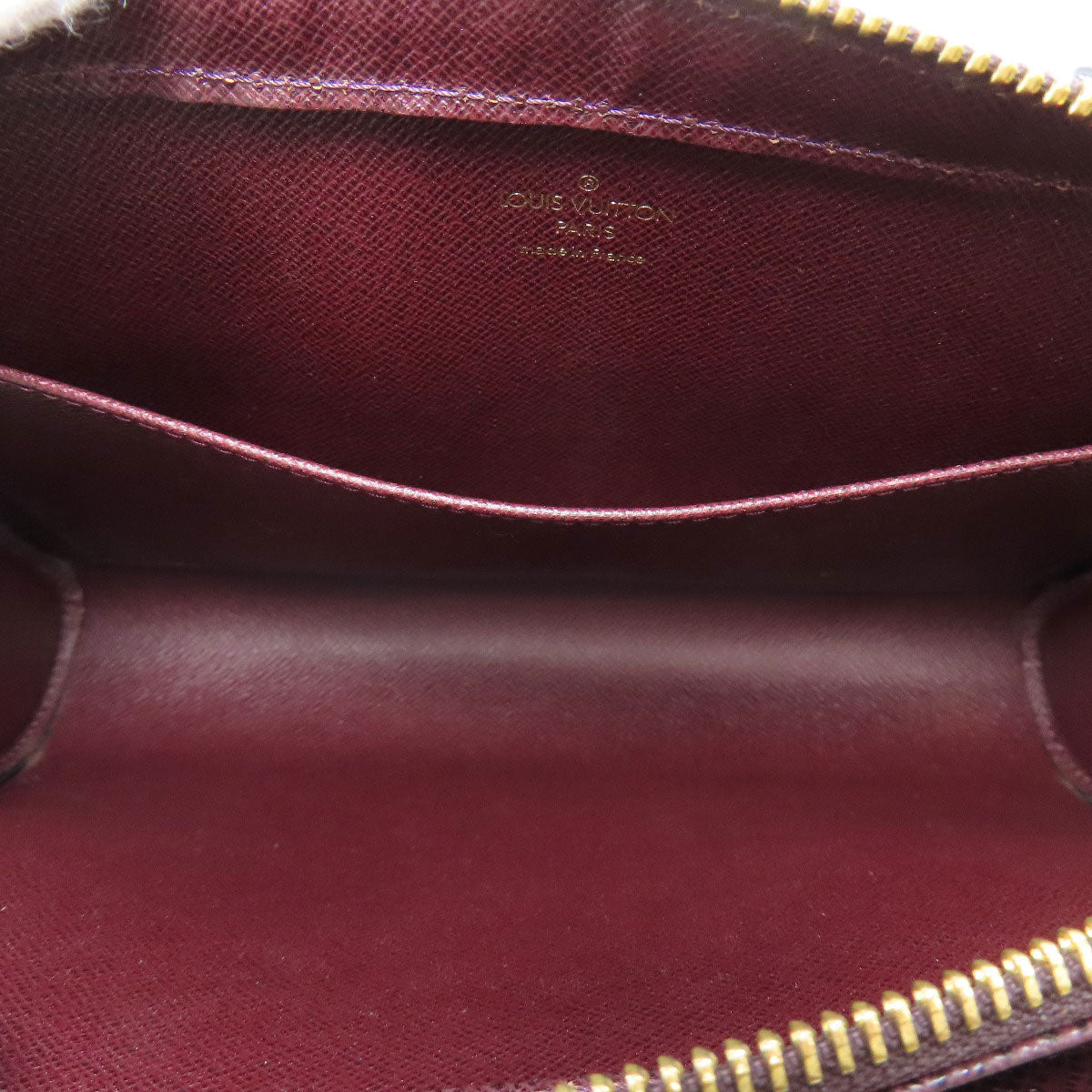 LOUIS VUITTON business bag M30186 Taiga Leather purple Baikal mens Used Authentic