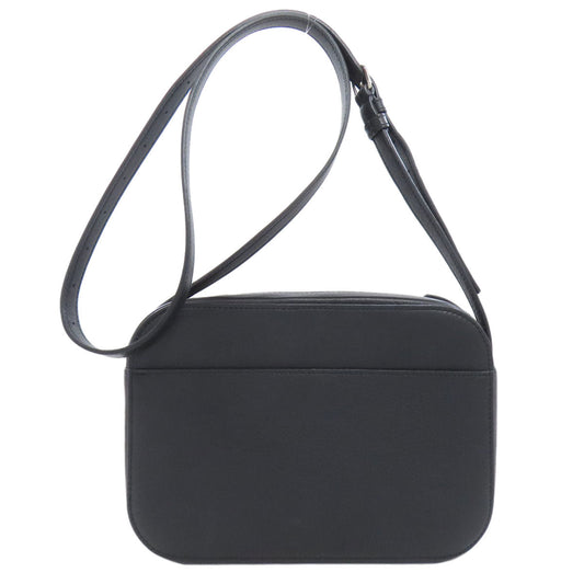 BALENCIAGA Shoulder Bag 552370 leather black Everyday camera bag Women Used Authentic