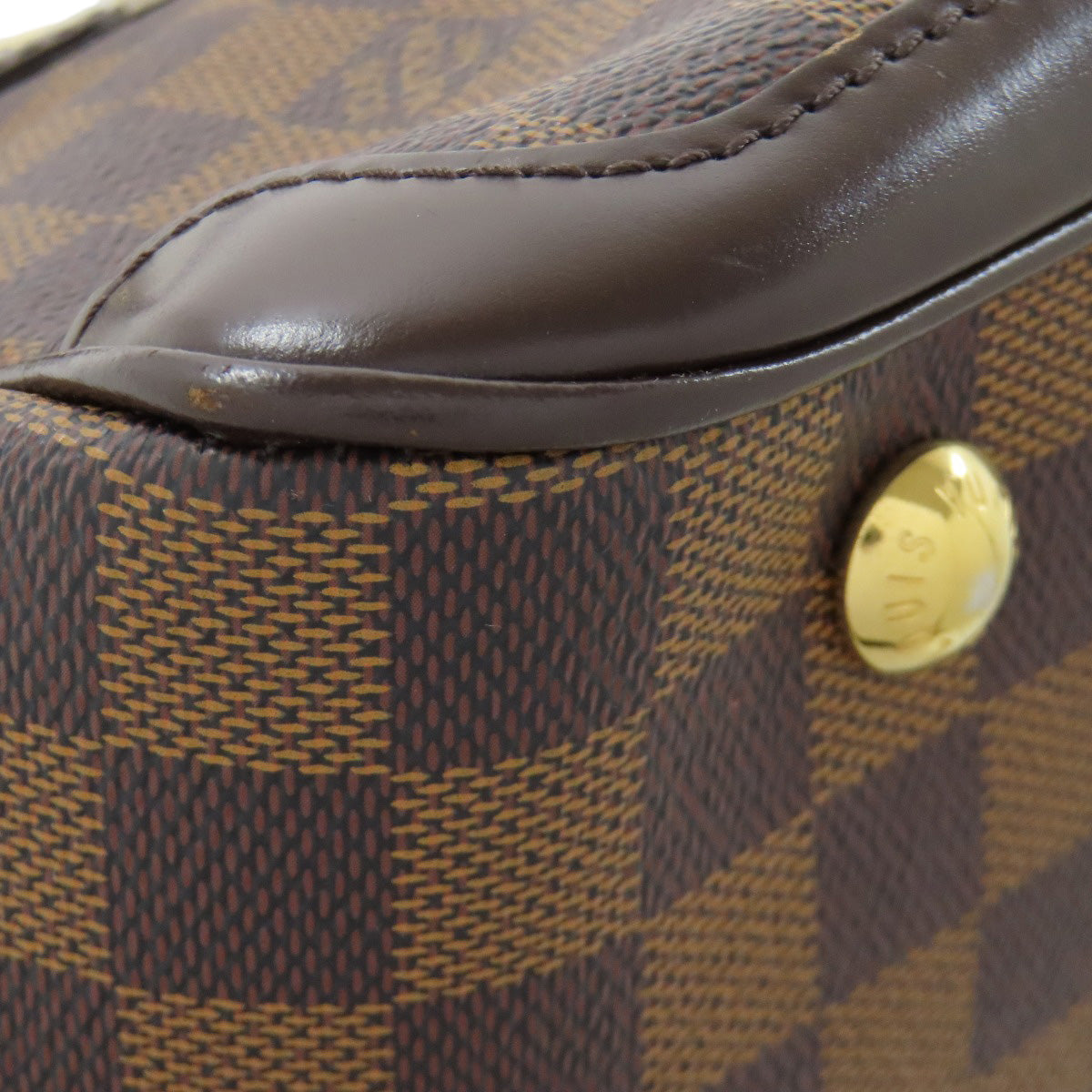 LOUIS VUITTON Handbag N41117 Damier canvas Brown Verona PM