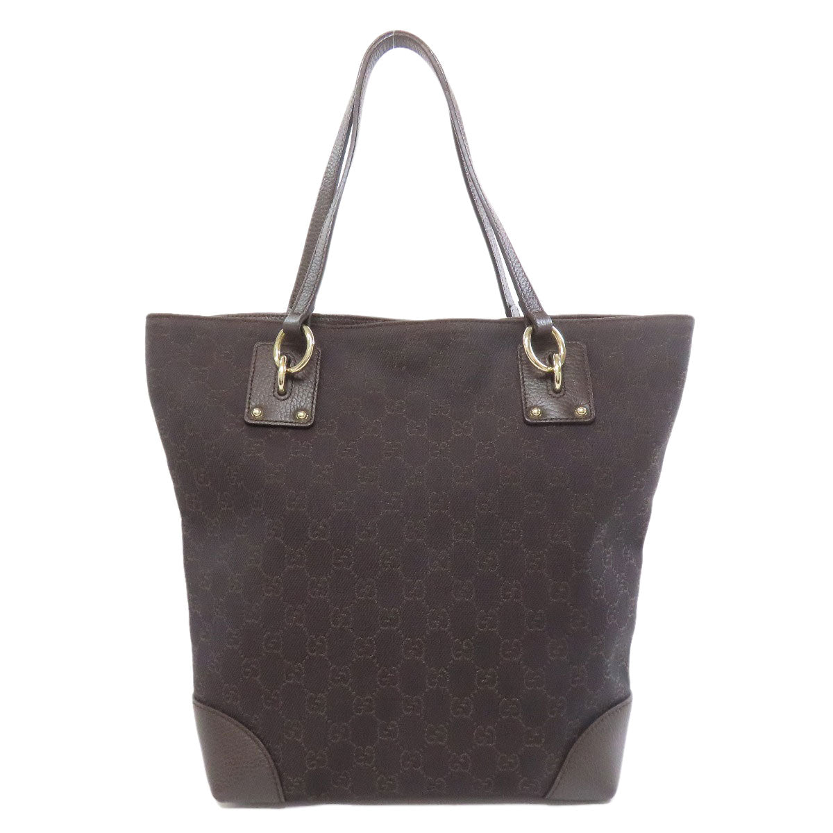 GUCCI Tote Bag 353706 canvas Brown Outlet GG Women Used Authentic
