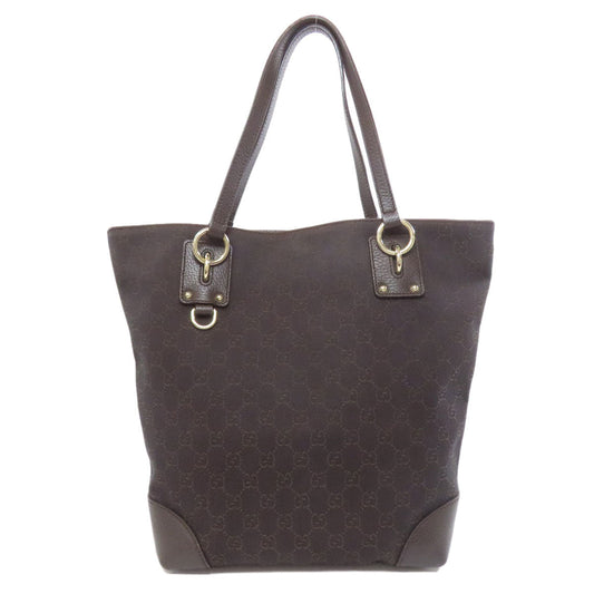 GUCCI Tote Bag 353706 canvas Brown Outlet GG Women Used Authentic