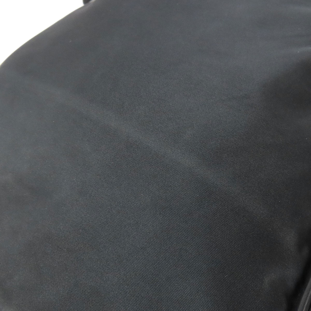 PRADA Shoulder Bag Nylon black logoMetal Women Used Authentic