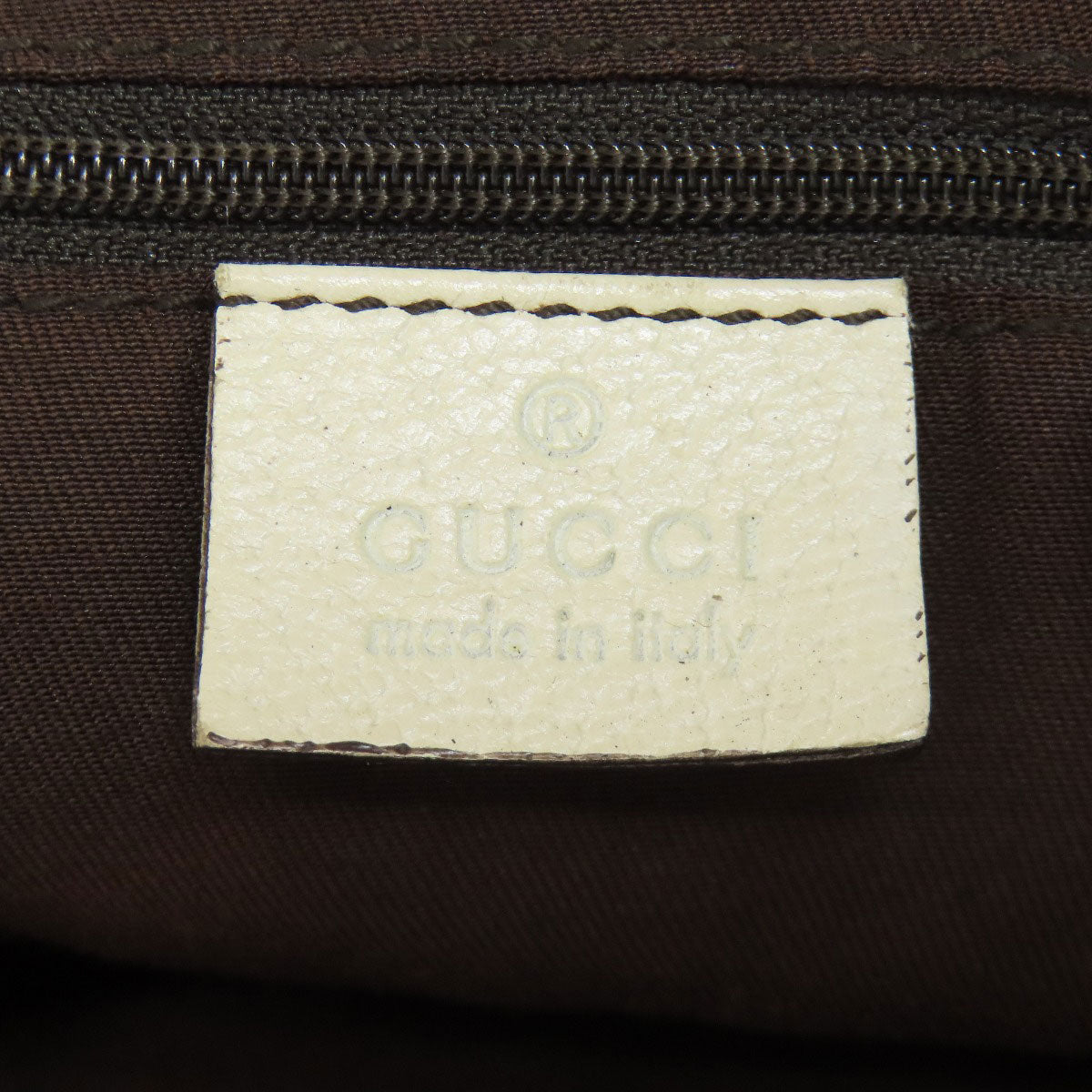 GUCCI Tote Bag 163805 canvas Brown GG Princey Ribbon Women Used Authentic