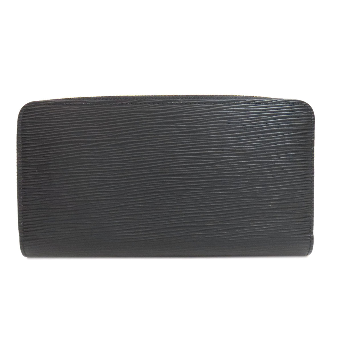 LOUIS VUITTON Long Wallet Purse M68755 Epi black Zippy wallet Women Used Authentic