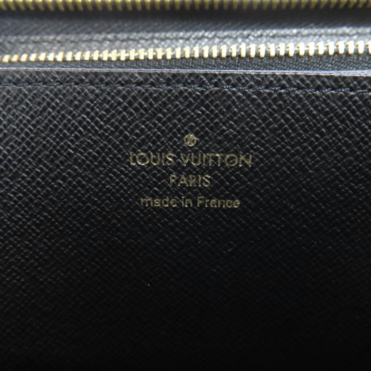 LOUIS VUITTON Long Wallet Purse M68755 Epi black Zippy wallet Women Used Authentic