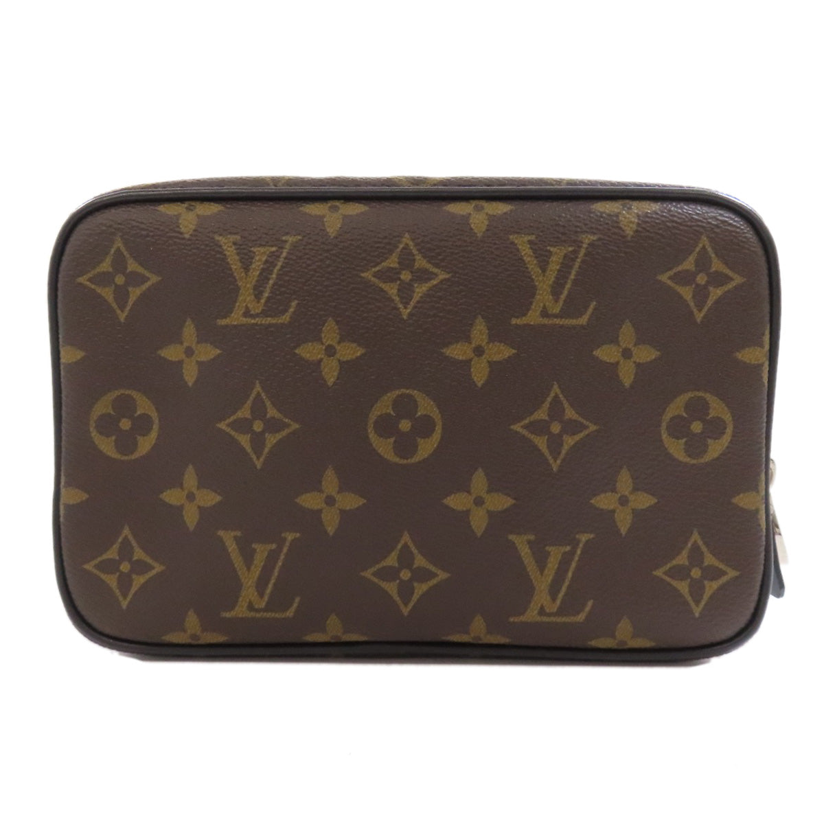 LOUIS VUITTON Cosmetics Pouch M47507 Monogram macacer Brown Truth Toilette PM Women Used Authentic