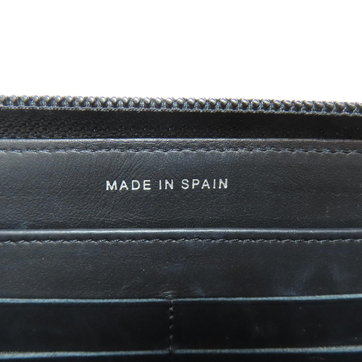 CHANEL Long Wallet Purse Calfskin black COCO Mark SilverMetal