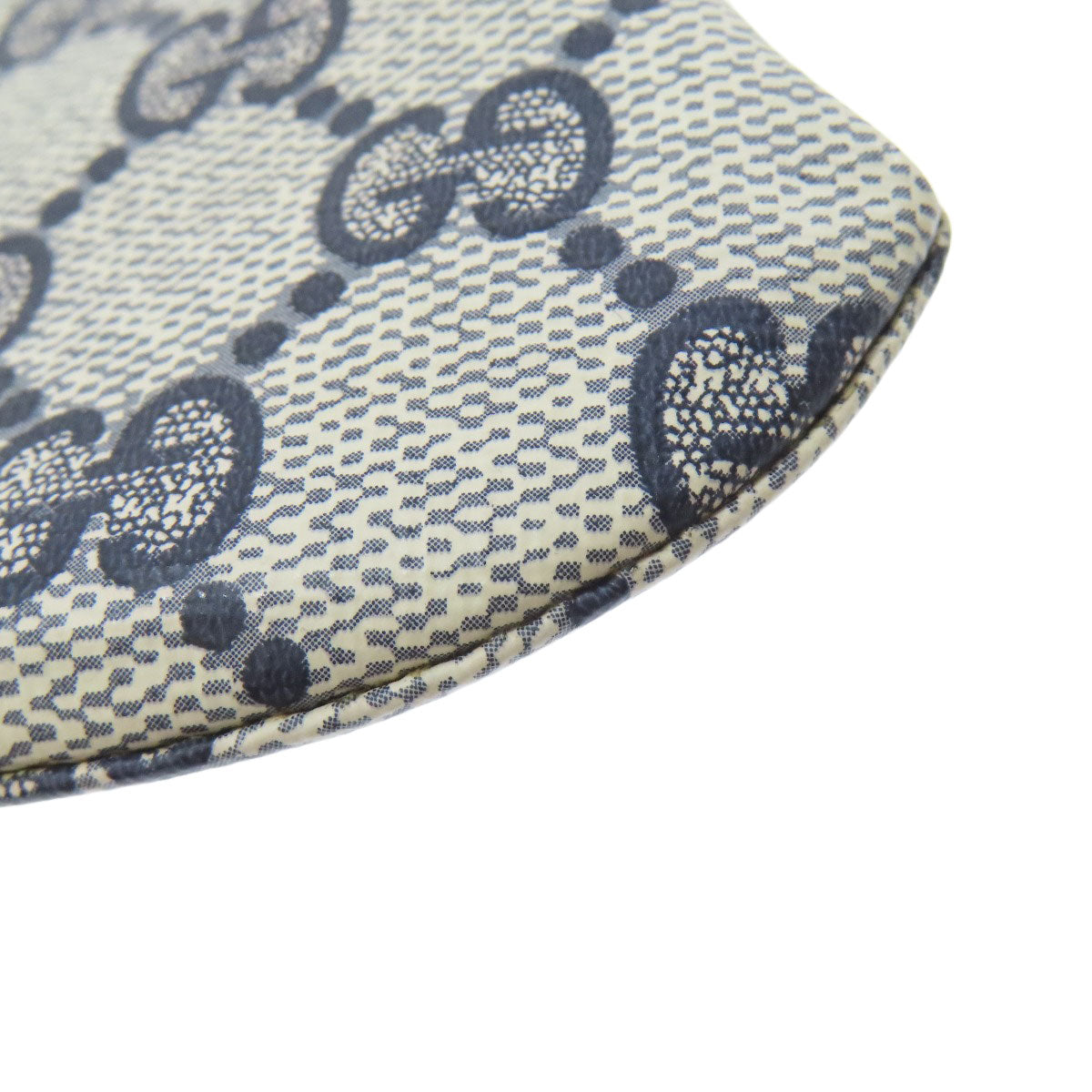 GUCCI Accessory pouch Calfskin gray GG Clasp Wallet