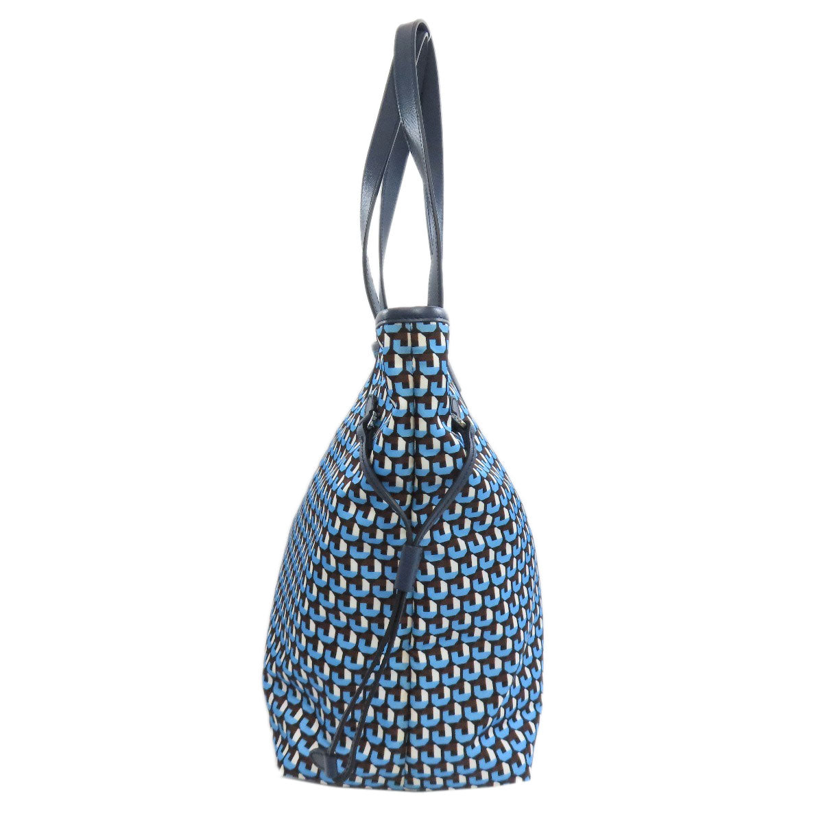 PRADA Tote Bag B4001T Nylon blue logoMetal 2WAY