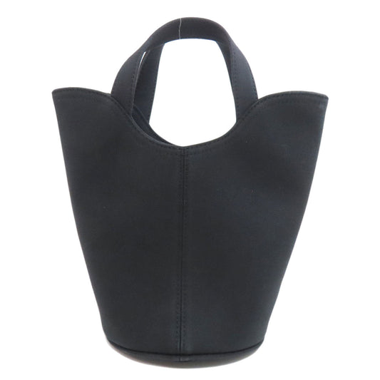 BALENCIAGA Handbag 619979 canvas black Bucket 2WAY