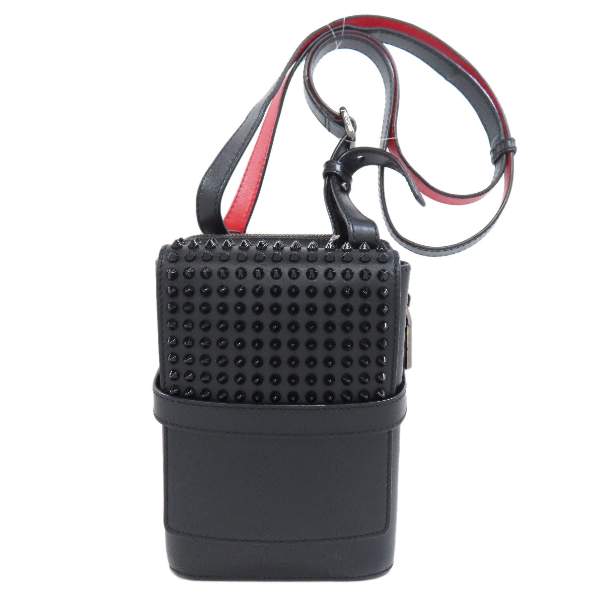 Christian Louboutin Shoulder Bag leather black Venetian Reporter