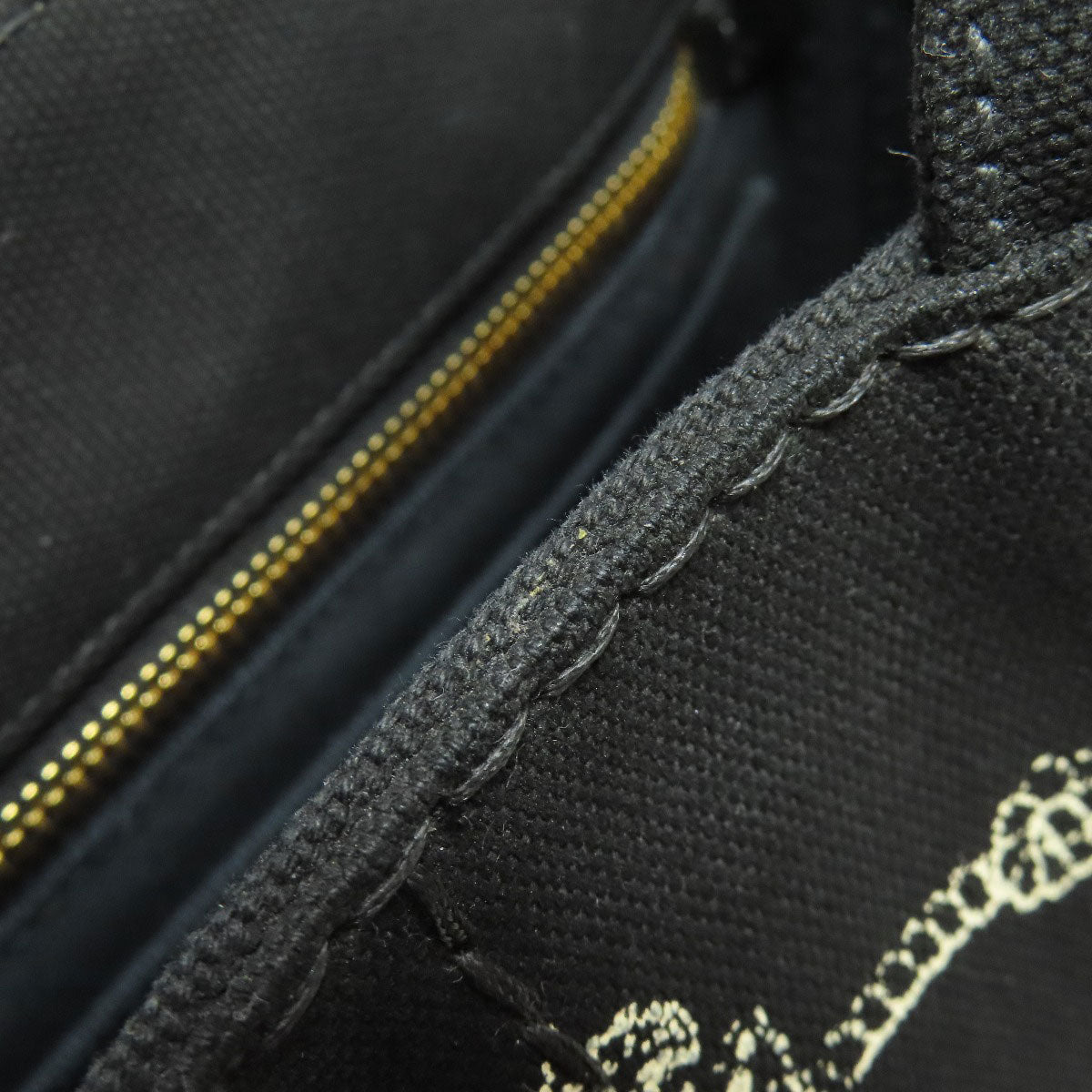 PRADA Handbag canvas black Canapa Mini 2WAY Women Used Authentic