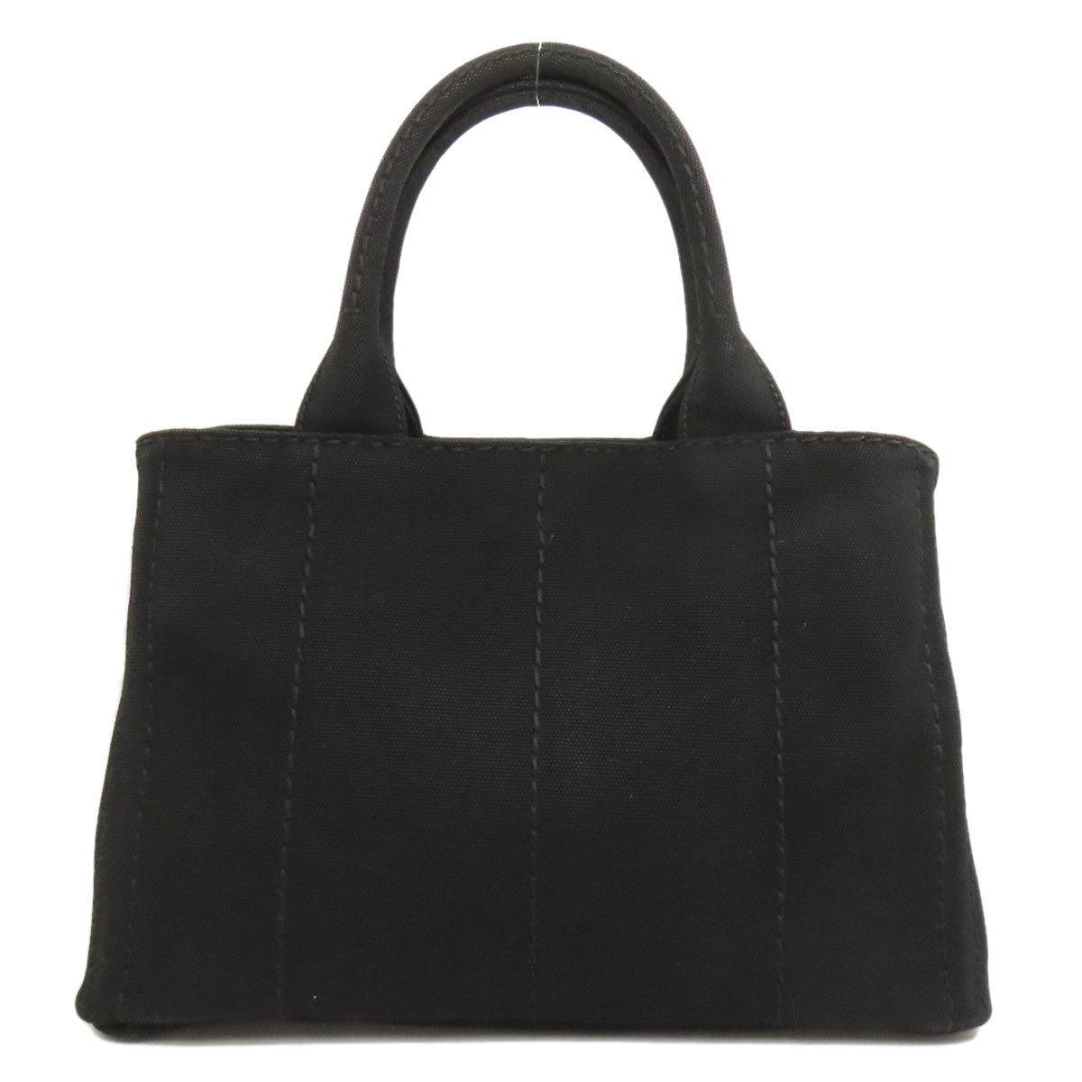 PRADA Handbag canvas black Canapa Mini 2WAY
