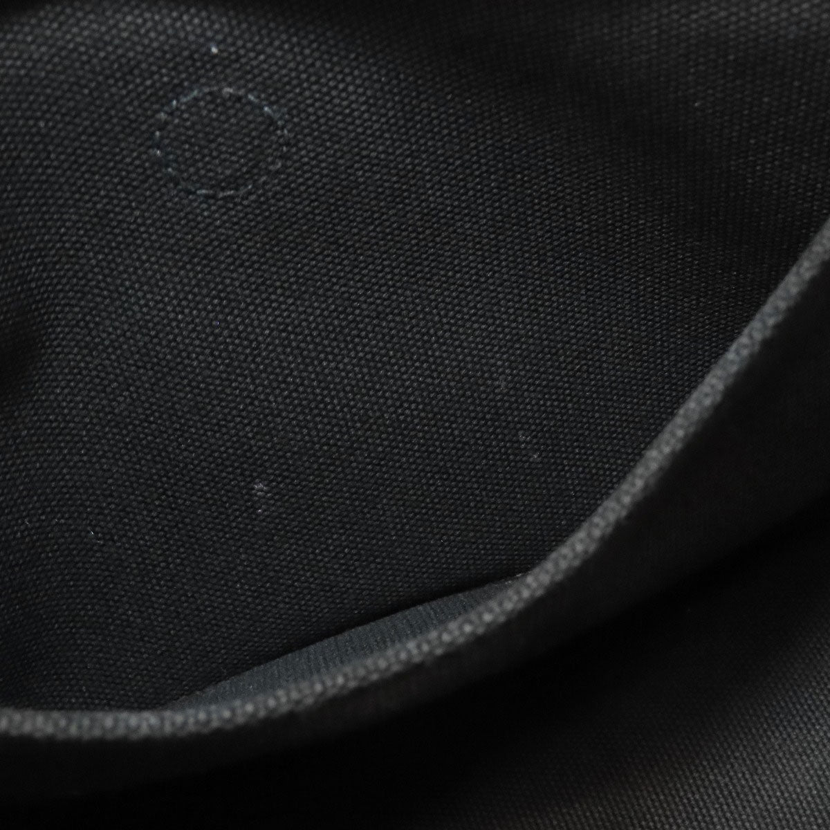 PRADA Handbag canvas black Canapa mini 2 WAY