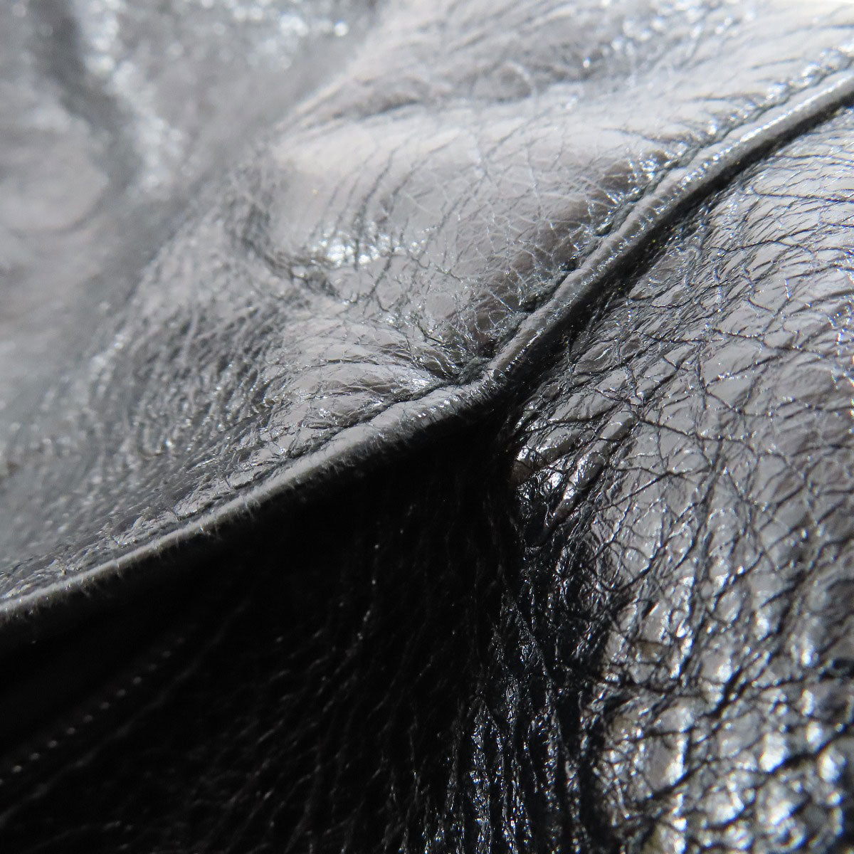 BALENCIAGA Handbag 638804 leather black Explorer 2WAY