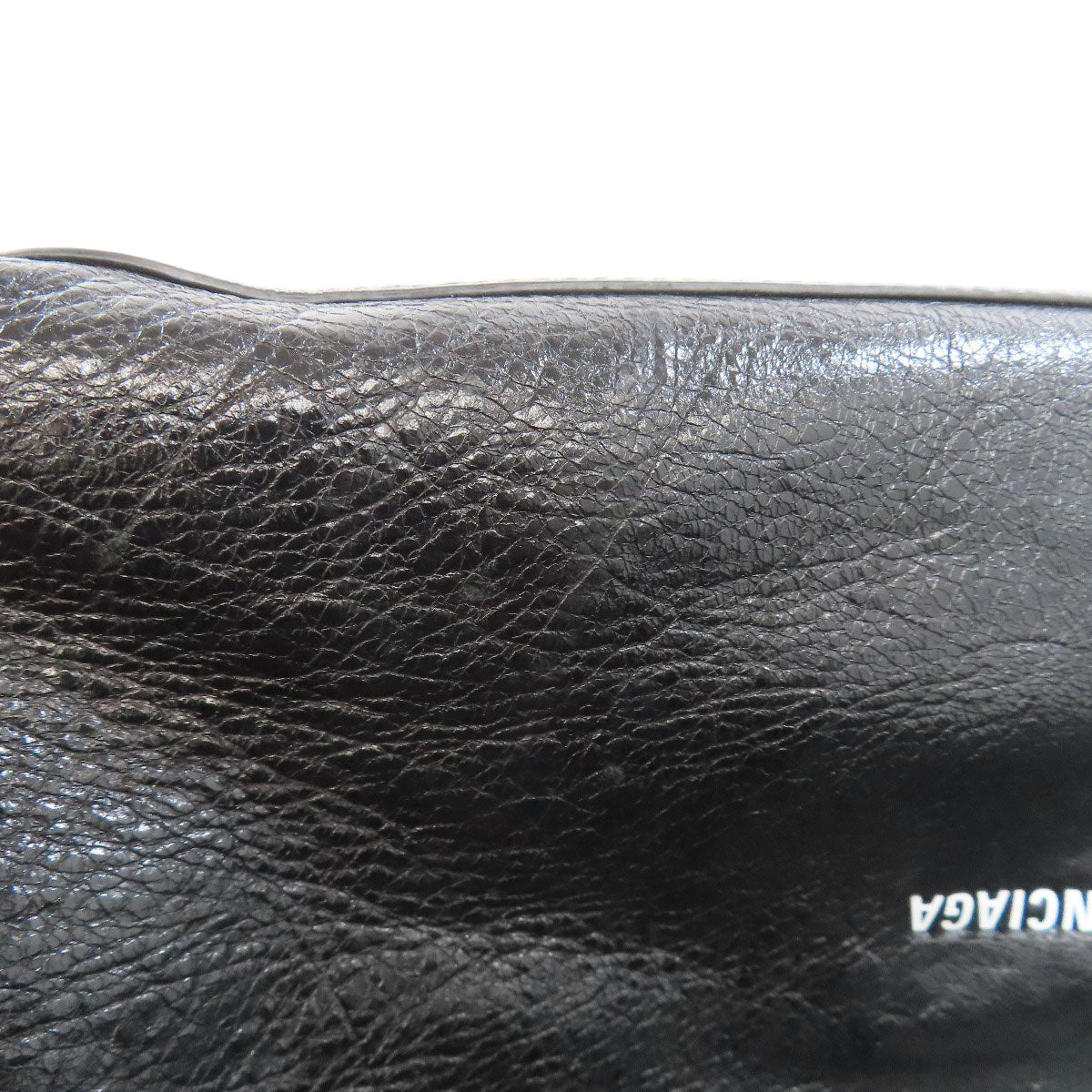 BALENCIAGA Handbag 638804 leather black Explorer 2WAY