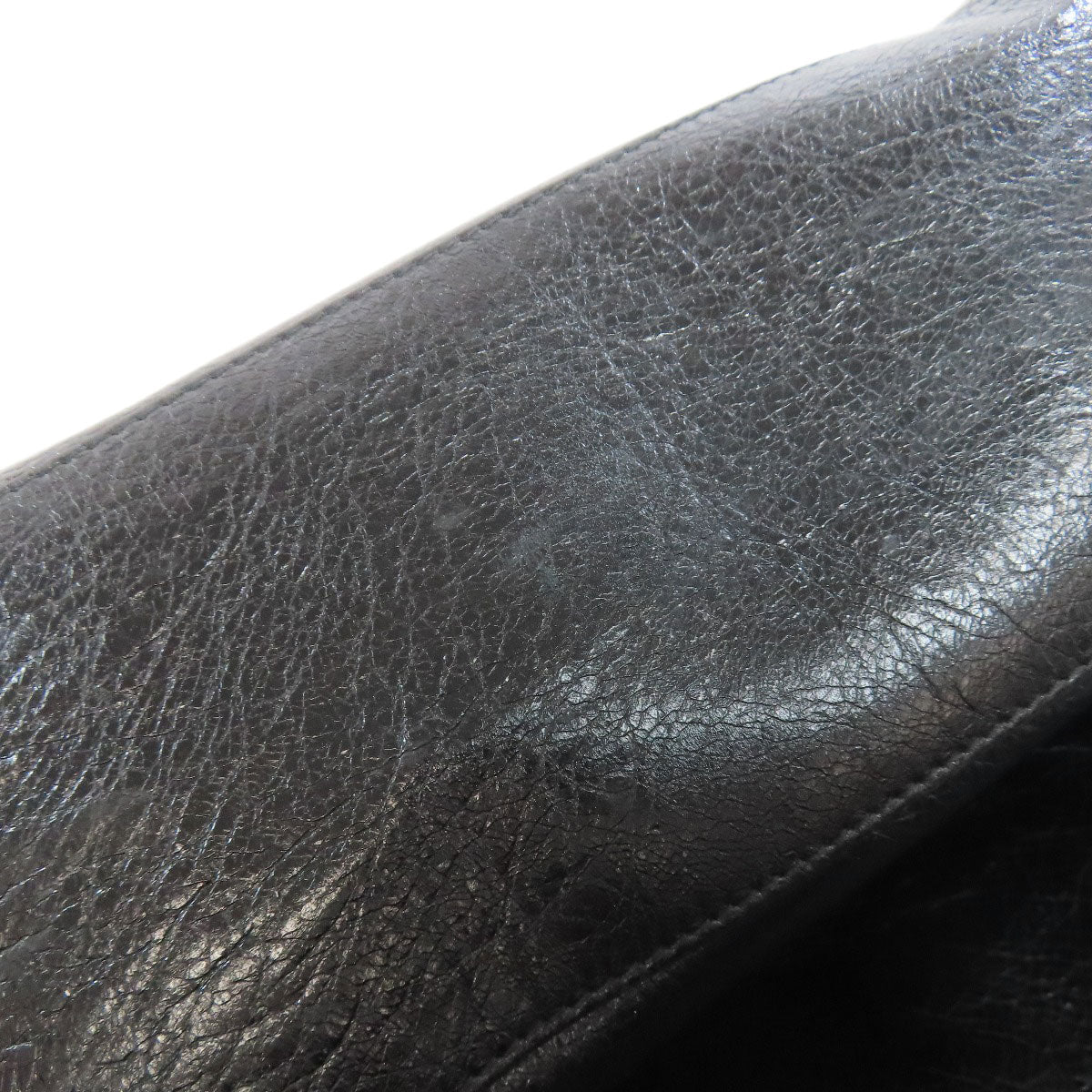 BALENCIAGA Handbag 638804 leather black Explorer 2WAY