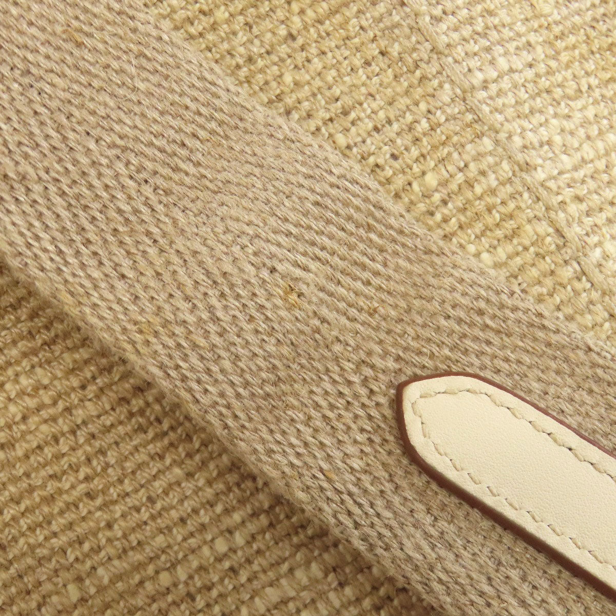 PRADA Handbag canvas beige Canapa mini 2 WAY Women Used Authentic