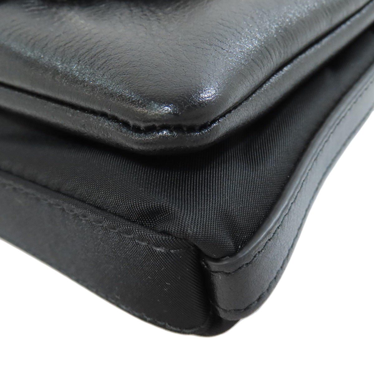 Givenchy Shoulder Bag leather black logo