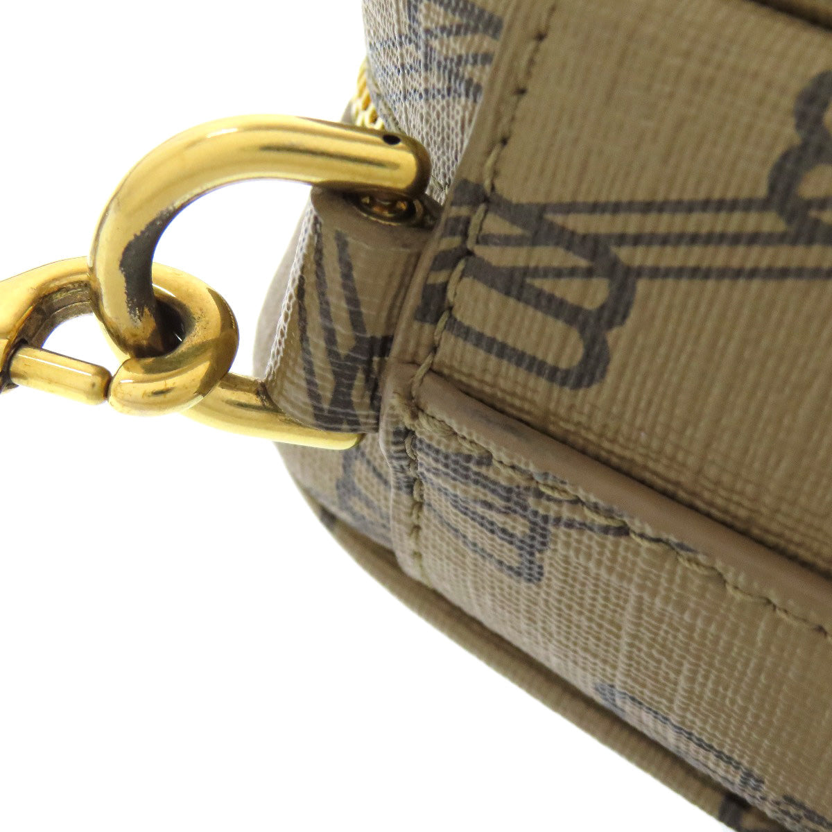 BALENCIAGA Shoulder Bag 702701 PVC Brown logo