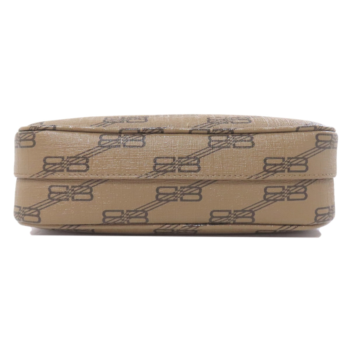BALENCIAGA Shoulder Bag 702701 PVC Brown logo