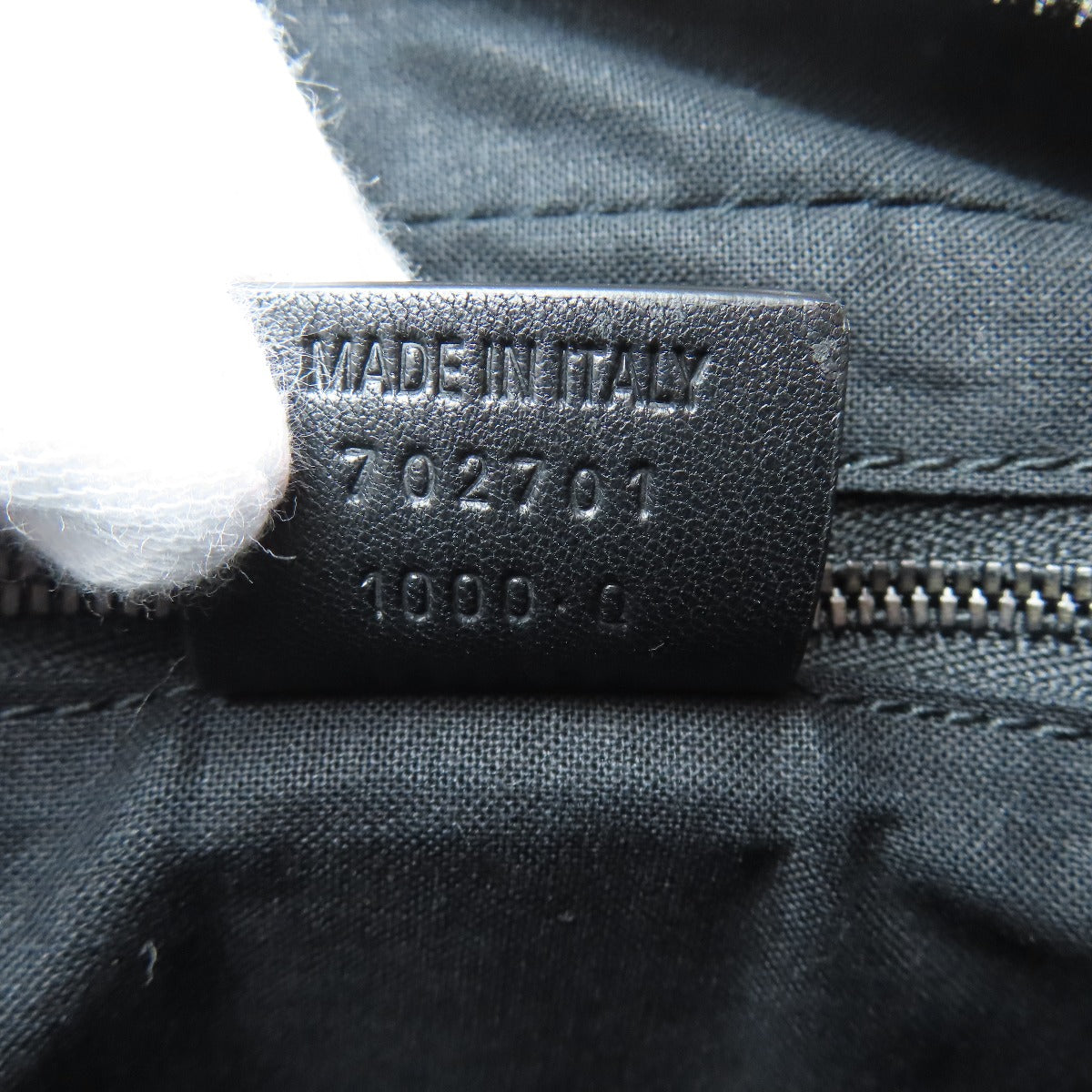 BALENCIAGA Shoulder Bag 702701 leather black BB monogram