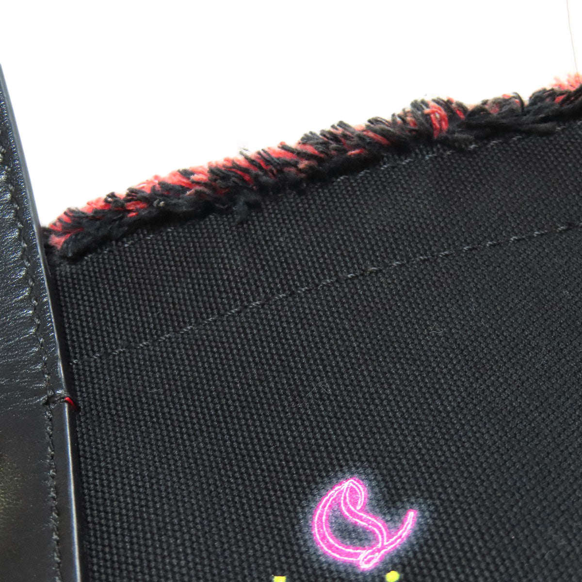 Christian Louboutin Tote Bag canvas black Starlight Collection