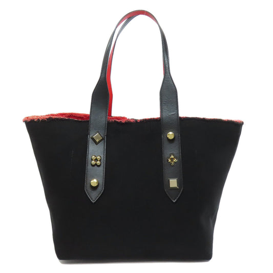 Christian Louboutin Tote Bag canvas black Starlight Collection
