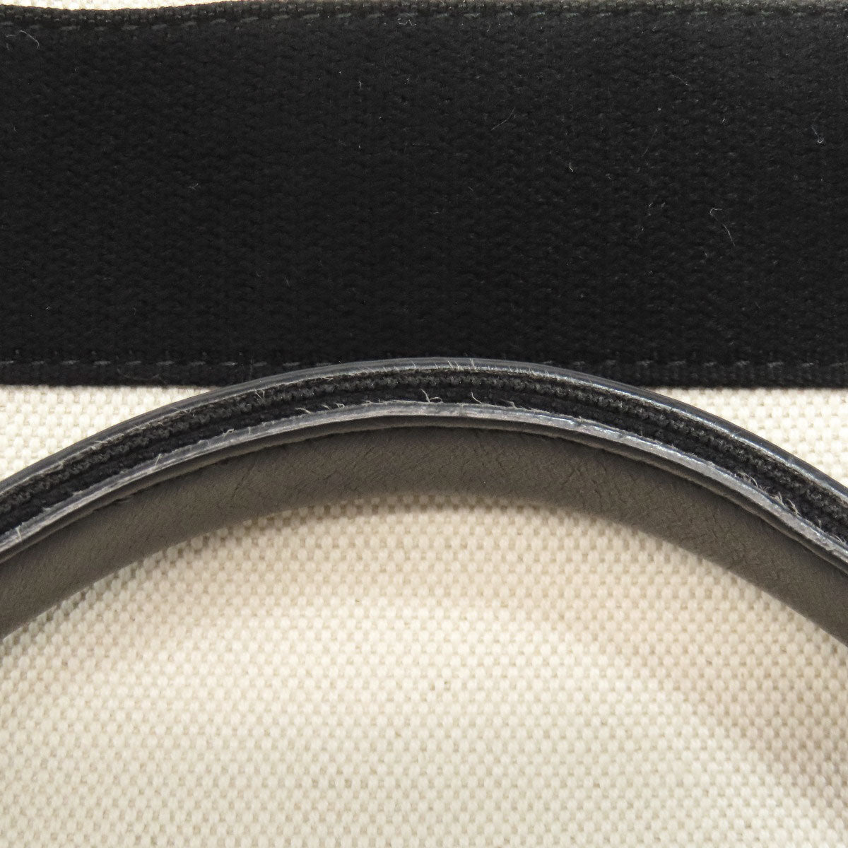 BALENCIAGA Handbag 339933 canvas white Navy Hippo S Women Used Authentic