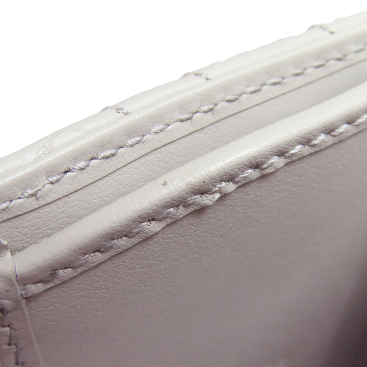 GUCCI Bifold Wallet 466492 leather gray GG Marmont Women Used Authentic