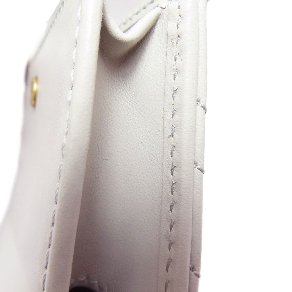 GUCCI Bifold Wallet 466492 leather gray GG Marmont Women Used Authentic