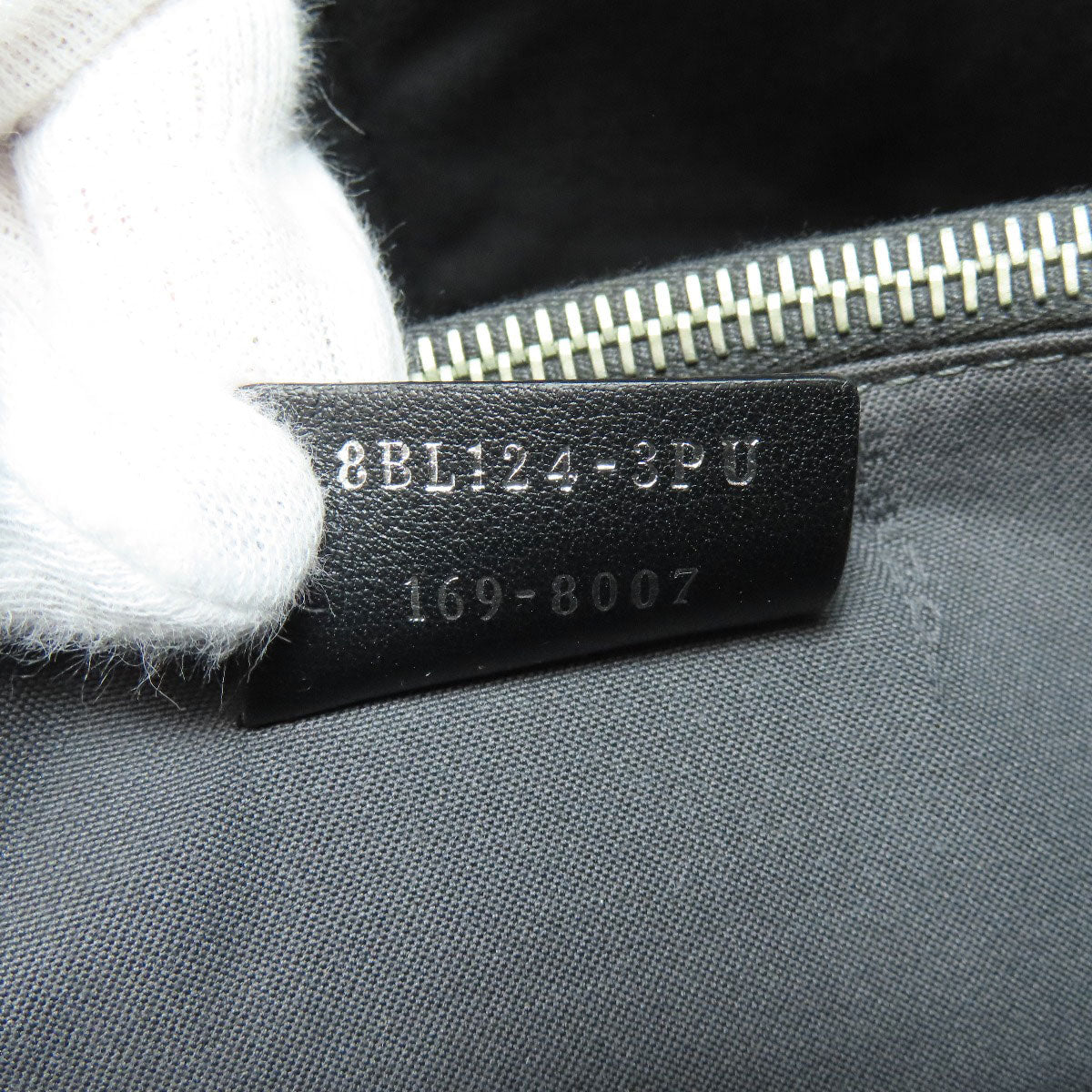 FENDI Handbag Calfskin gray By the way 2WAY Women Used Authentic