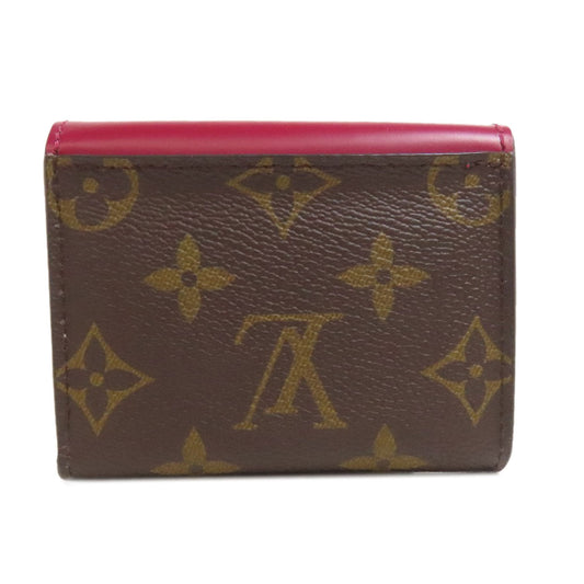 LOUIS VUITTON Bifold Wallet M62932 Monogram canvas Brown Portefeuille Zoe Women Used Authentic