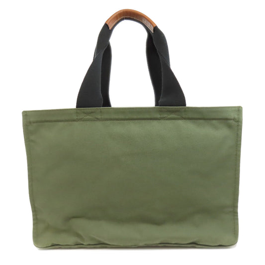 LOEWE Tote Bag canvas green Paula's Ibiza