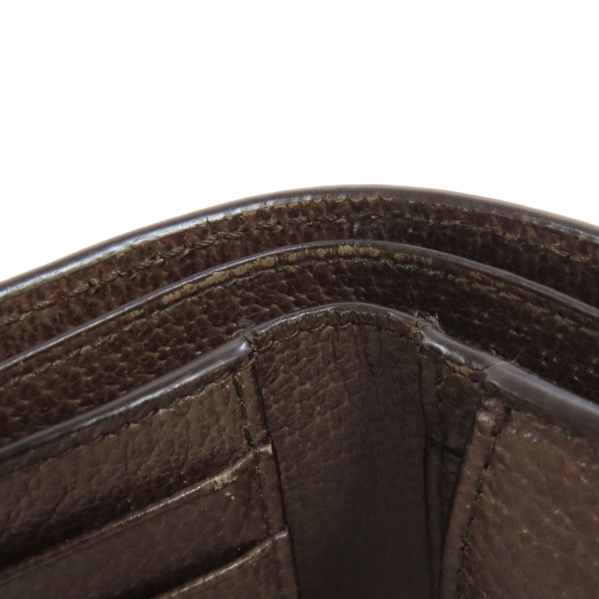 BALENCIAGA Bifold Wallet 680403 PVC Brown gucci collaboration Women Used Authentic