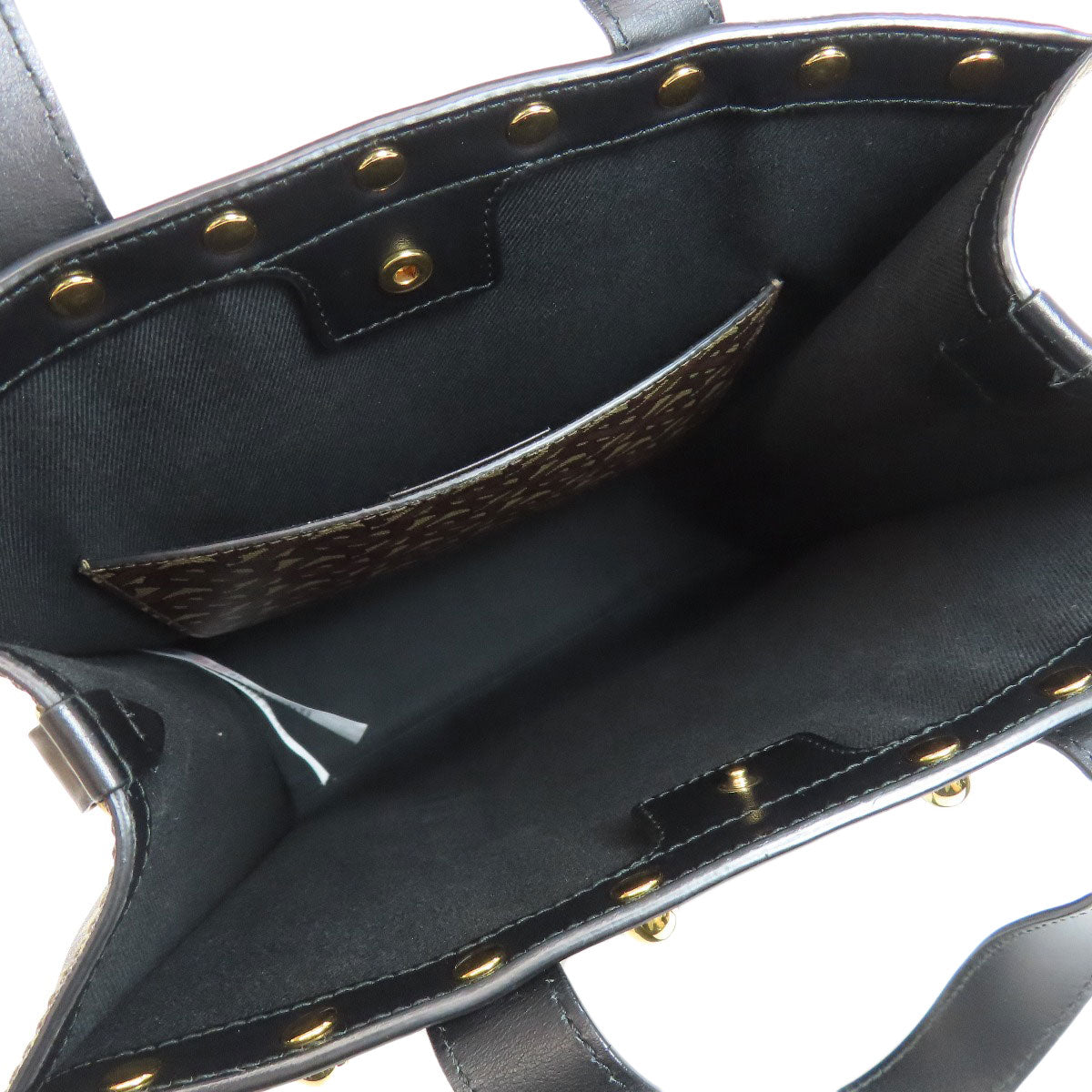 BURBERRY Tote Bag PVC Brown TB logo 2WAY