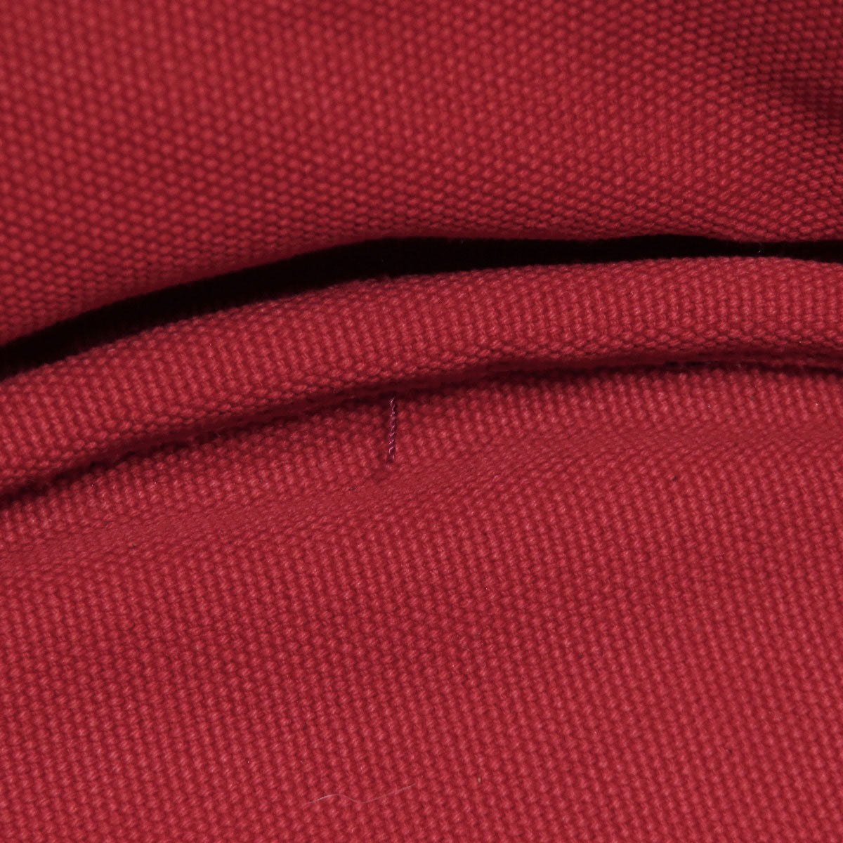 PRADA Tote Bag canvas Red Canapa Bucket 2WAY