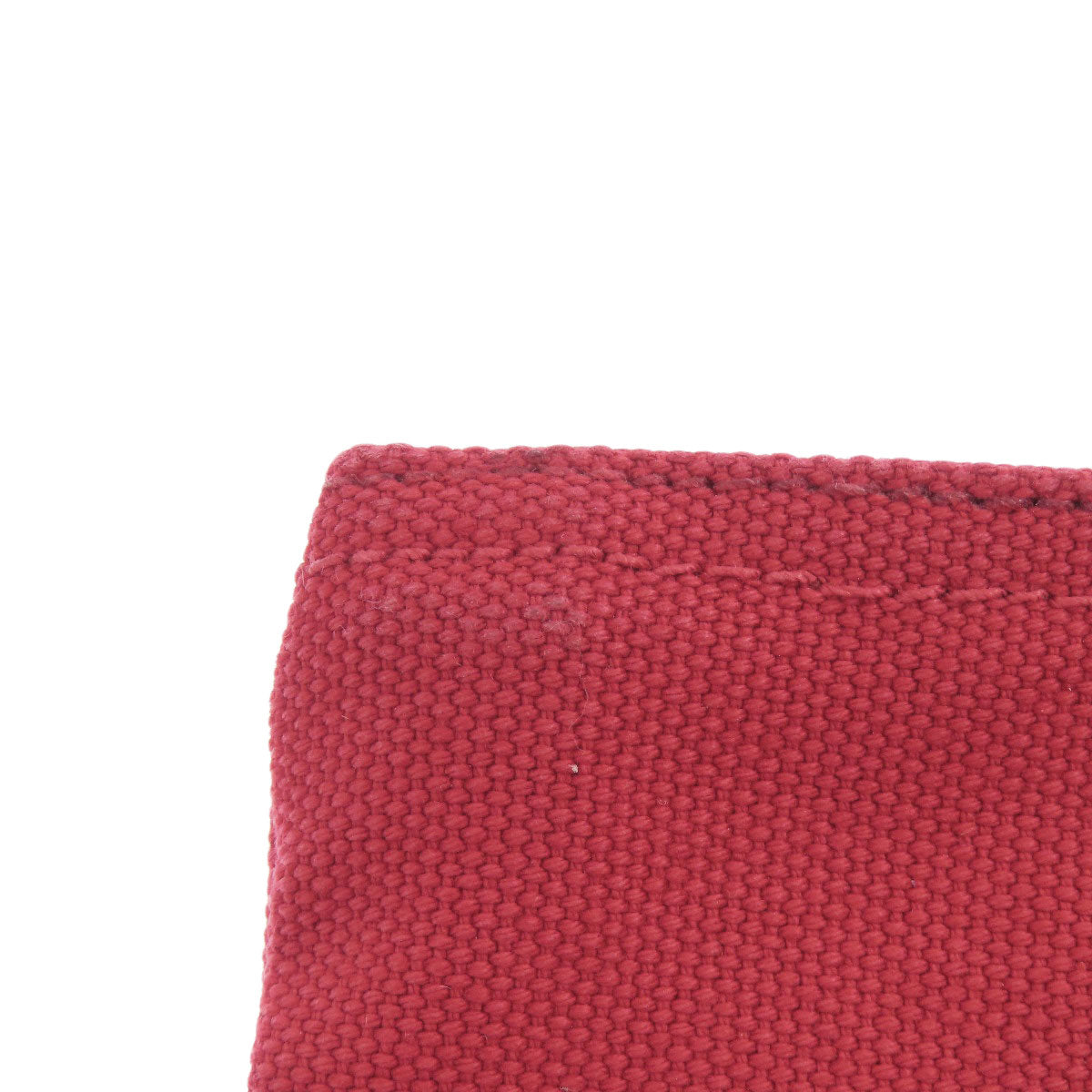 PRADA Tote Bag canvas Red Canapa Bucket 2WAY