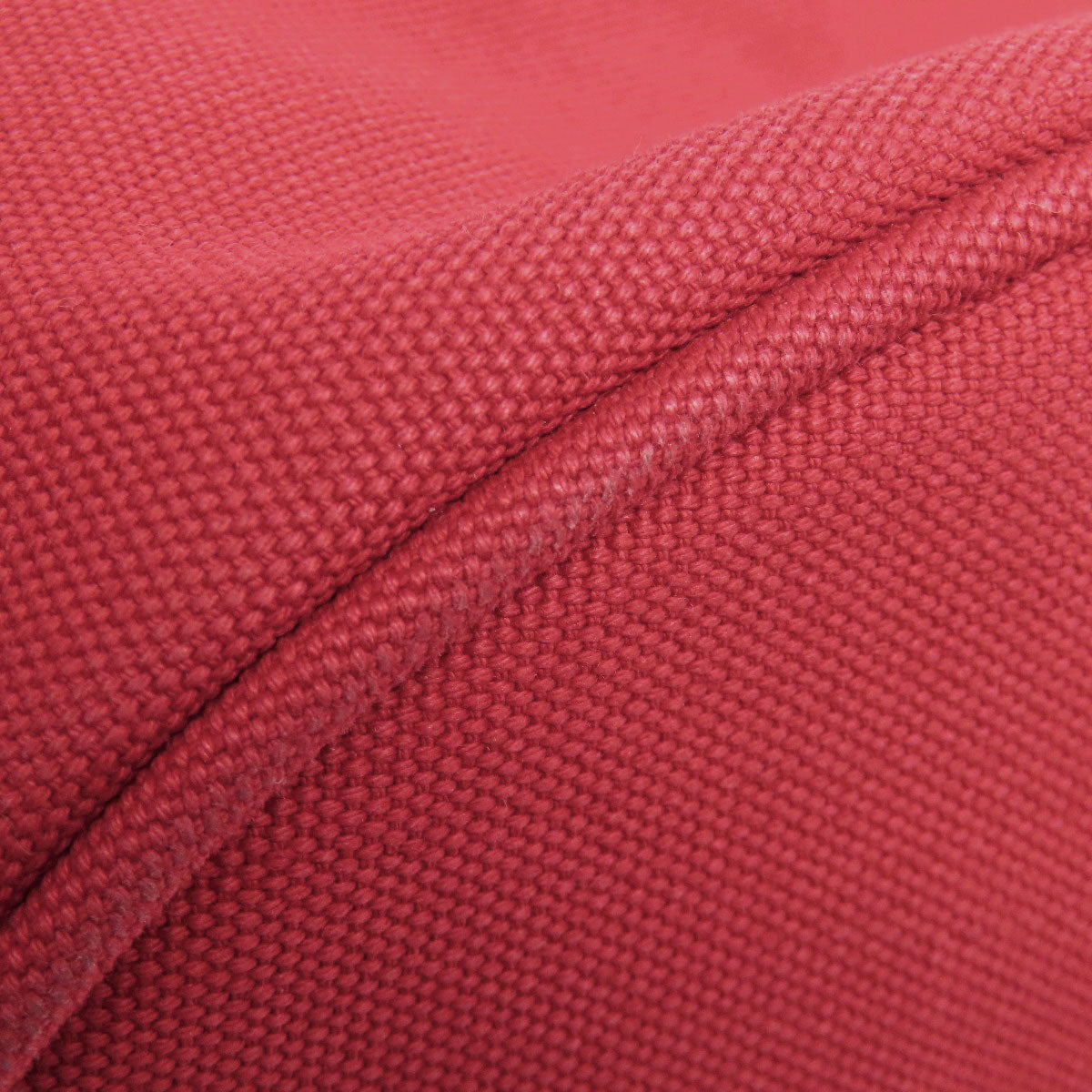 PRADA Tote Bag canvas Red Canapa Bucket 2WAY