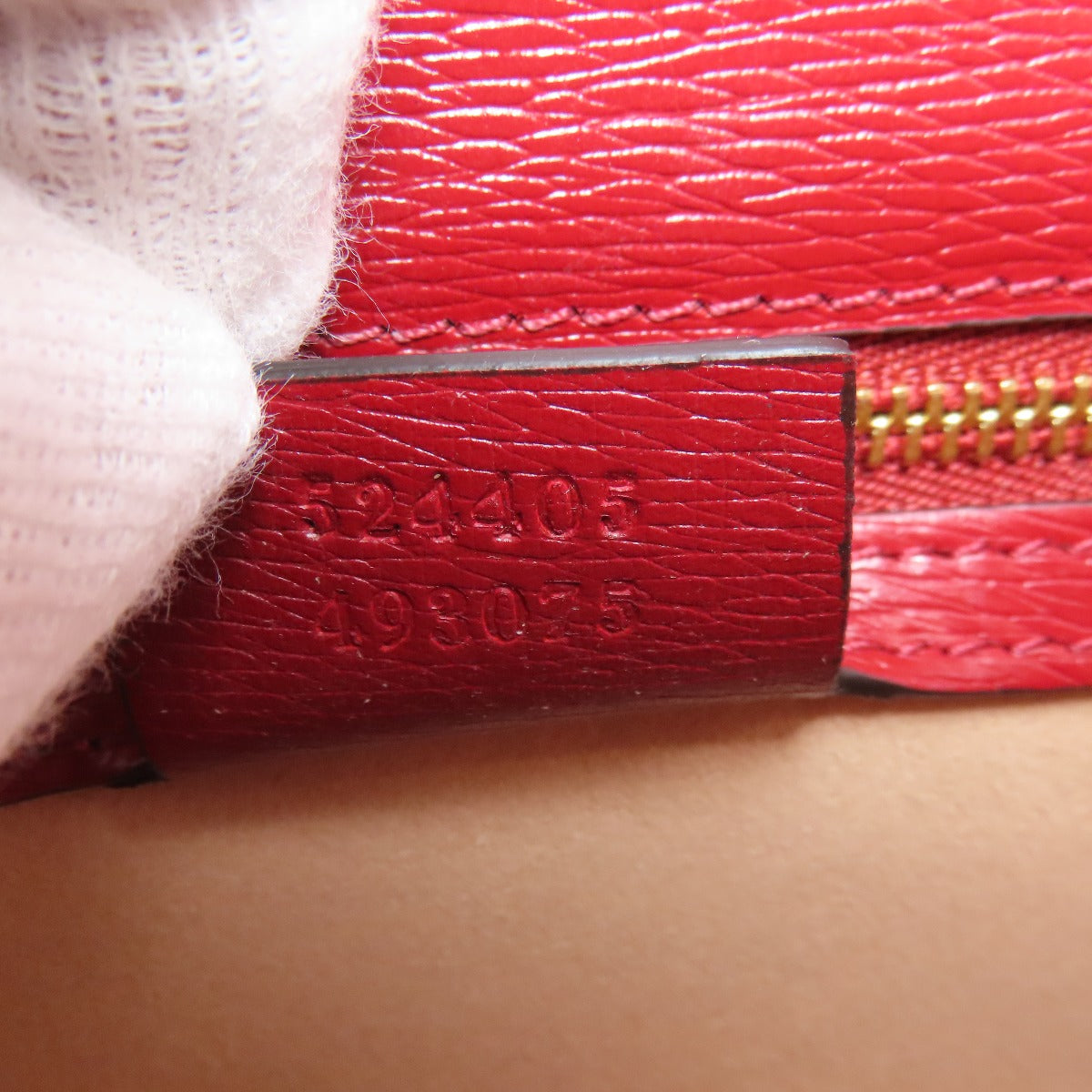 GUCCI Shoulder Bag 524405 leather Red Sylvie GG