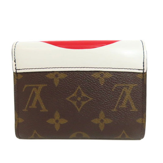 LOUIS VUITTON Bifold Wallet Monogram canvas Brown Portefeuille Victorine Kabuki