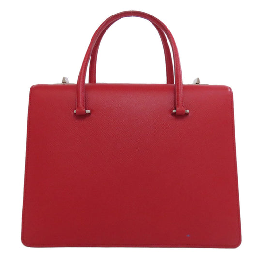 PRADA Handbag PVC Red Face Art