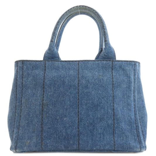 PRADA Handbag 1BG439 denim blue Canapa mini 2 WAY