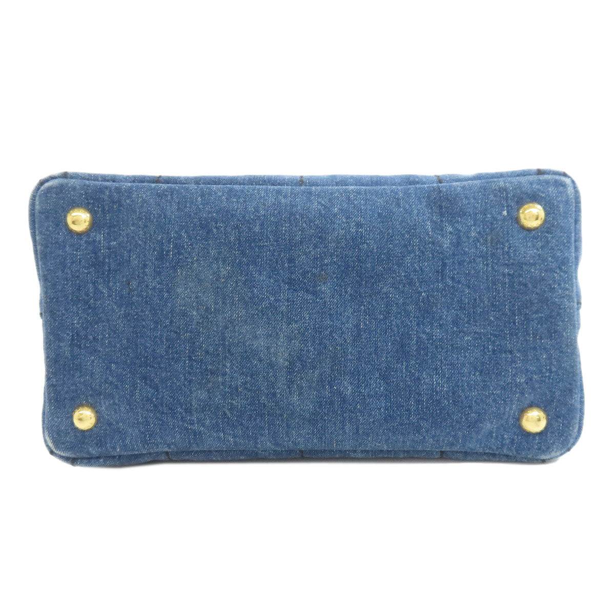 PRADA Handbag 1BG439 denim blue Canapa mini 2 WAY