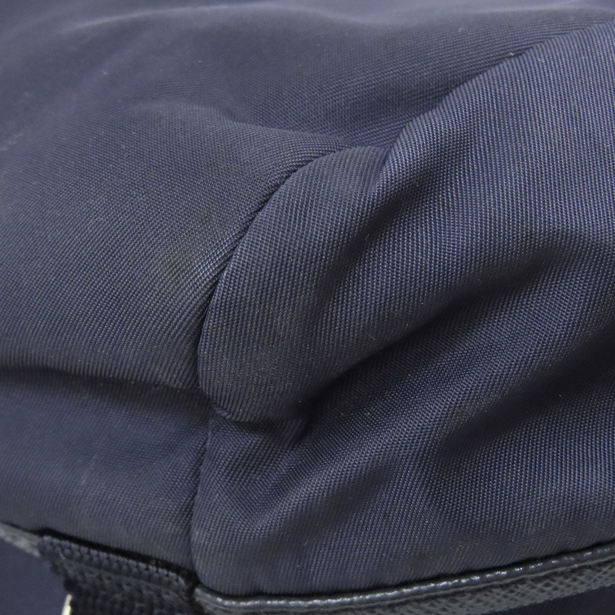 PRADA Sling bag Nylon Navy logoMetal